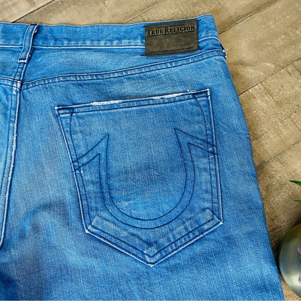 True Religion Bobby Light Washed Jeans Sz 38 X 34 - Picture 7 of 8